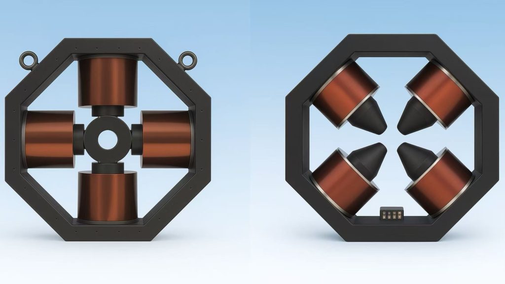 electromagnet pole gap aperture working distance diagram