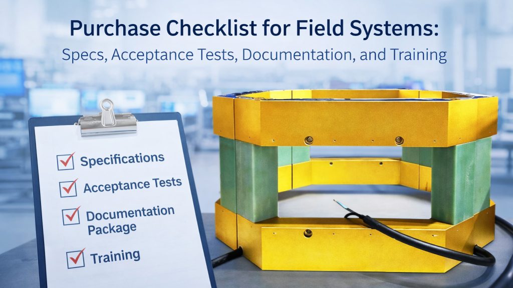 laboratory magnet system checklist for procurement and acceptance testing