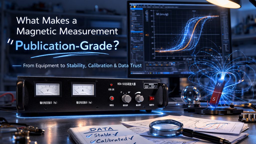 publication-grade magnetic measurement system with excitation power supply