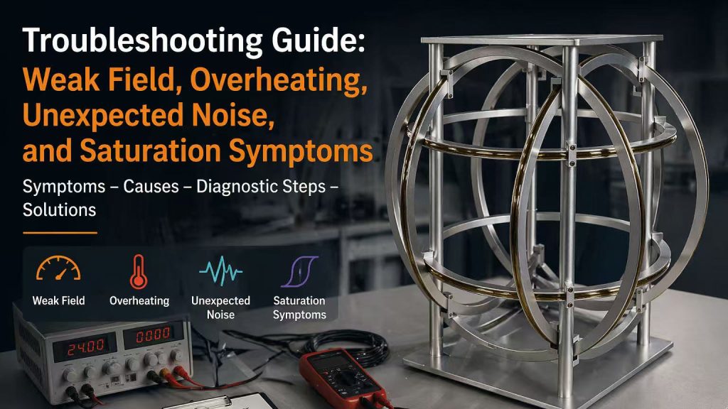 magnet system troubleshooting weak field overheating noise