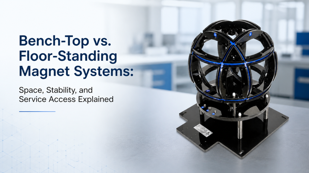 bench top vs floor standing magnet system comparison lab