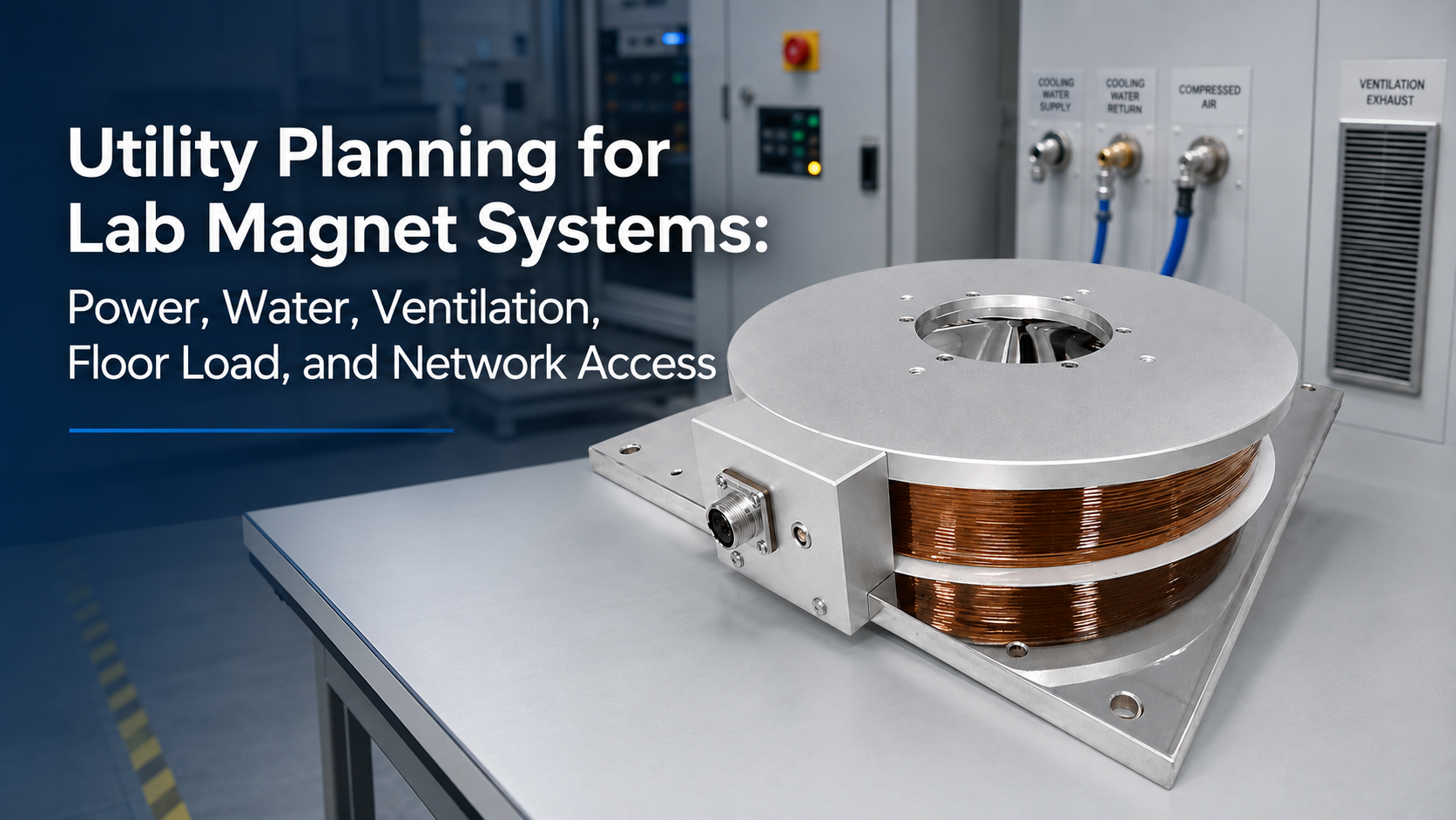 Utility Planning for Lab Magnet Systems: Power, Water, Ventilation